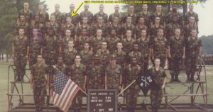 Guided By Mushrooms Founder David Sparks at U.S Army Basic Training